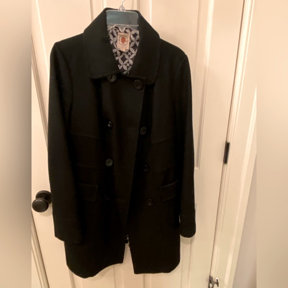Tulle Black Coat